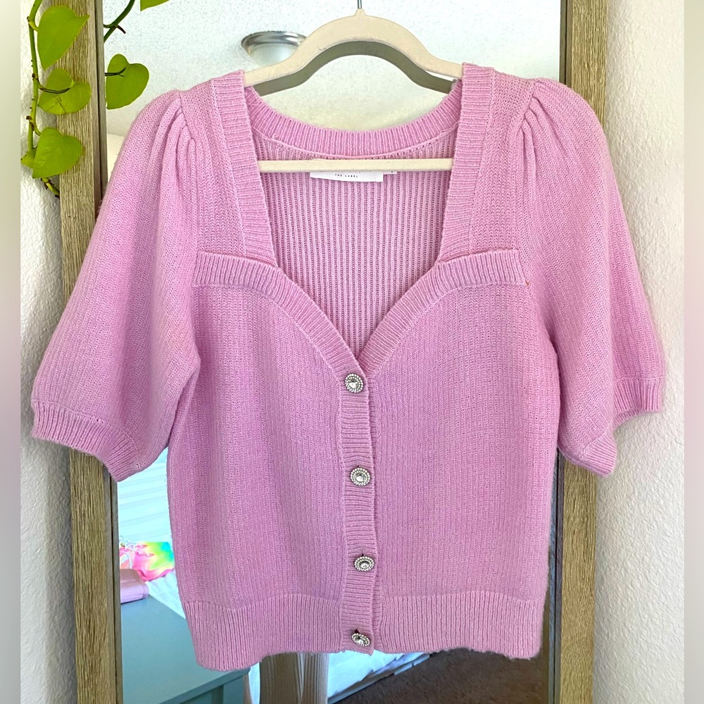 ASTR the Label Crop Sleeve Sweater